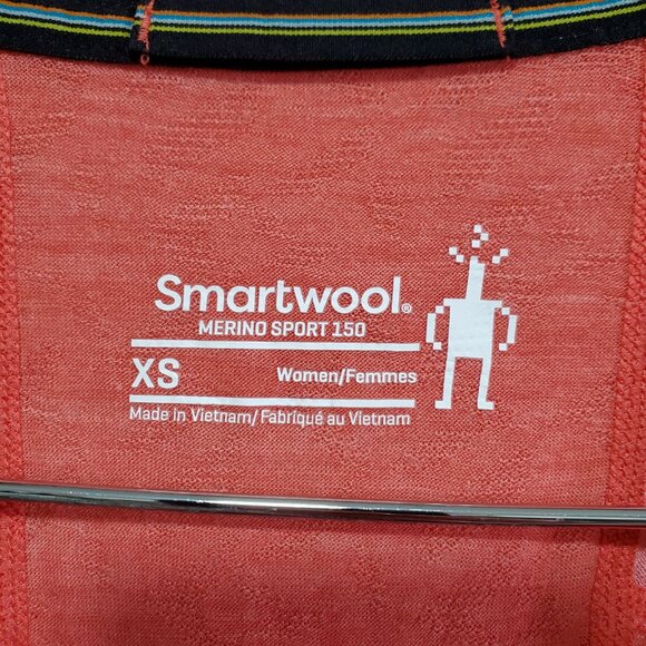 SMARTWOOL Merino Sport 150 Long Sleeve Base Layer Top Shirt Breathable Womens XS - Picture 10 of 12